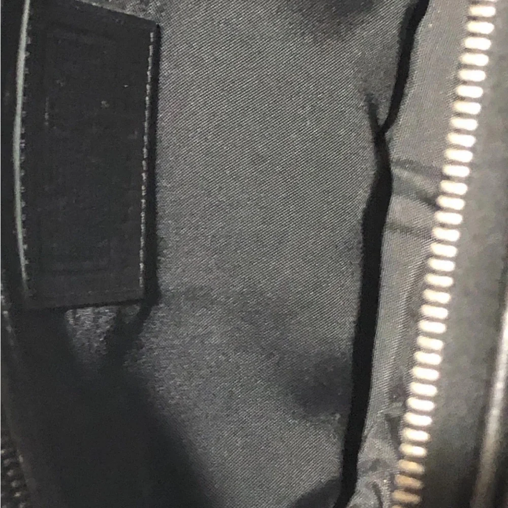 Coach Briefcase Black Leather H1S-5306 With Strap